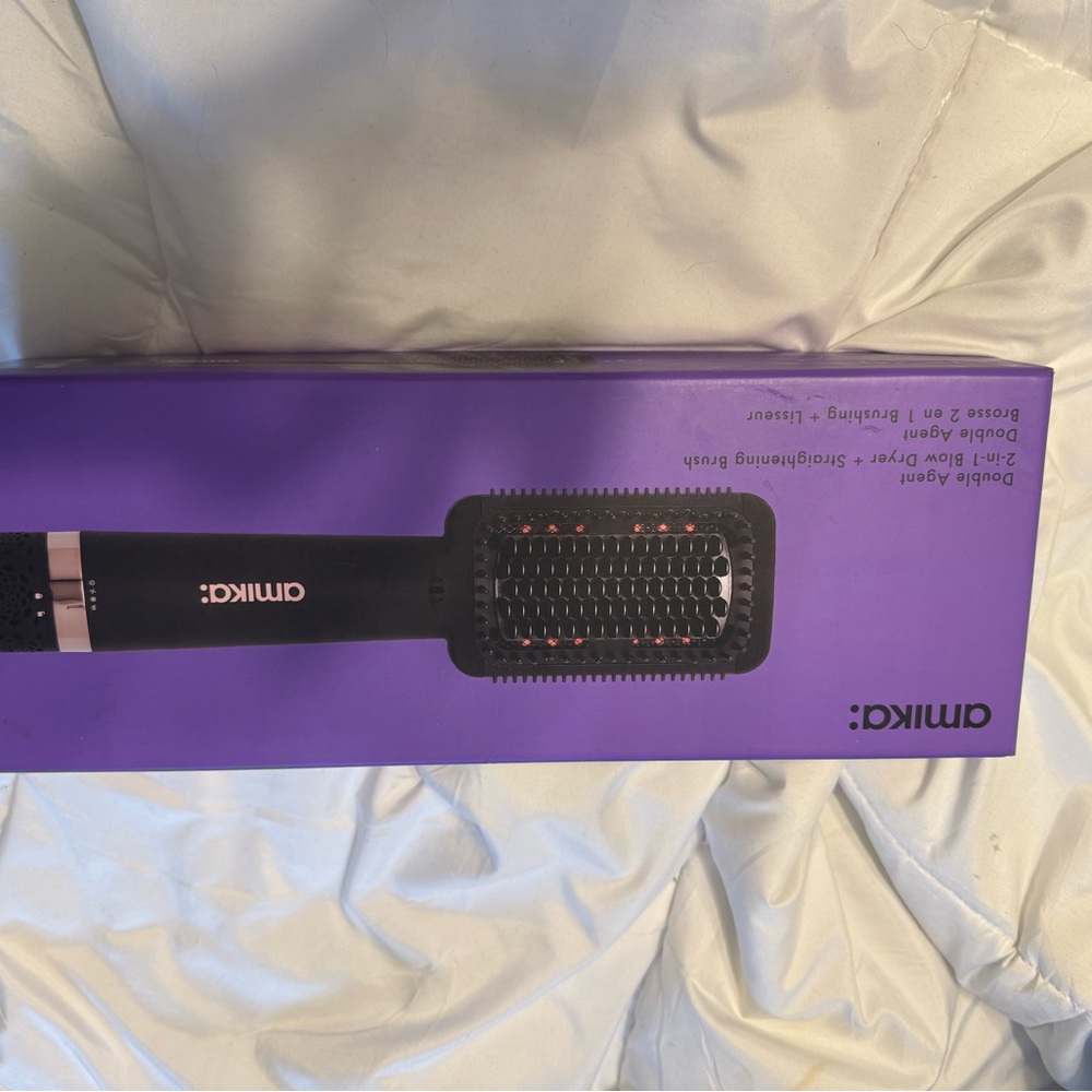 Amika Black and Purple Hair Brush Styler - Picture 4 of 7